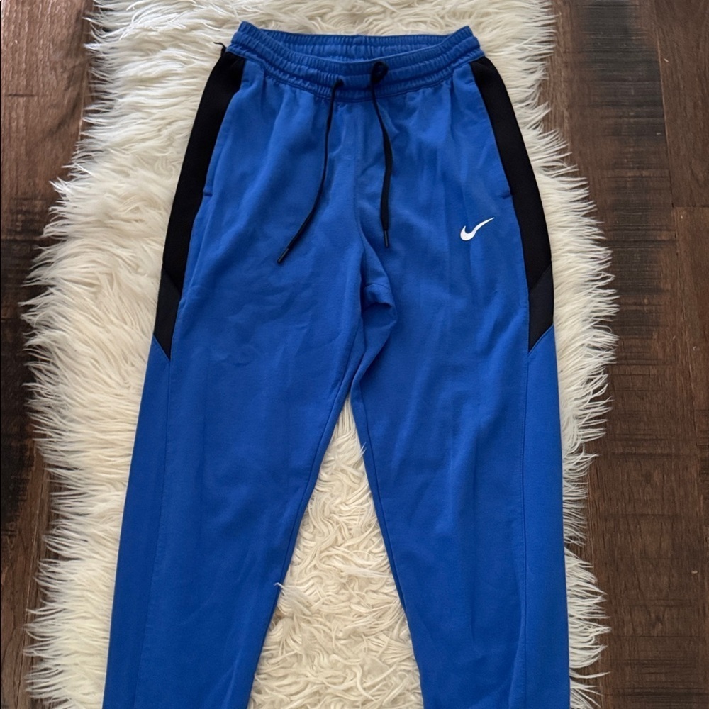 Stylish Nike Blue and Black Joggers
